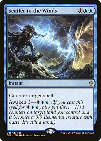 Scatter to the Winds [Battle for Zendikar] Magic: The Gathering
