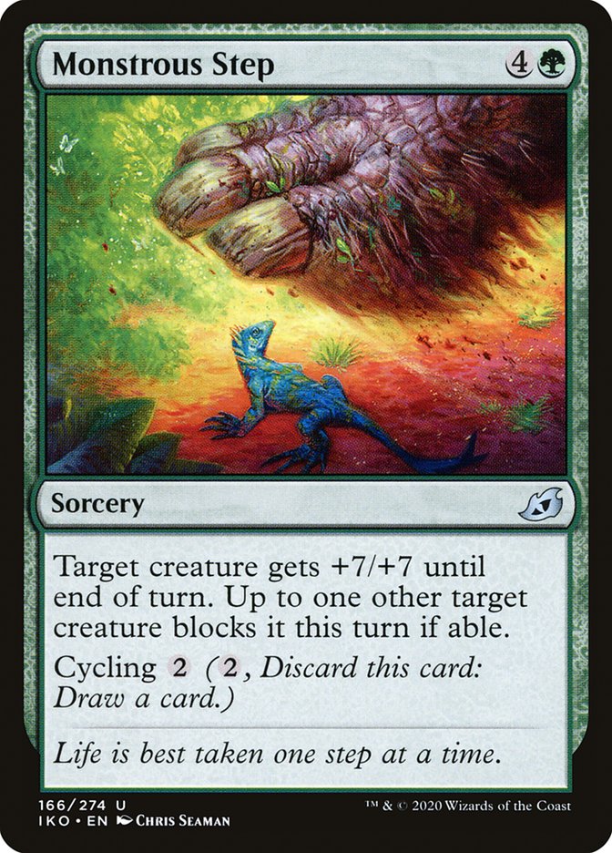 Monstrous Step [Ikoria: Lair of Behemoths] Magic: The Gathering