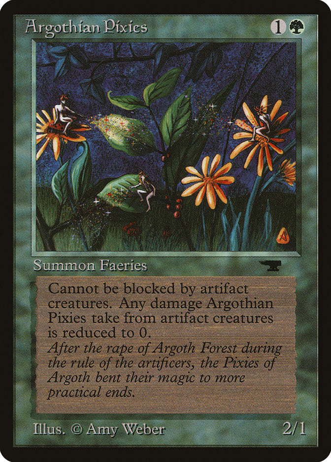 Argothian Pixies [Antiquities] Magic: The Gathering