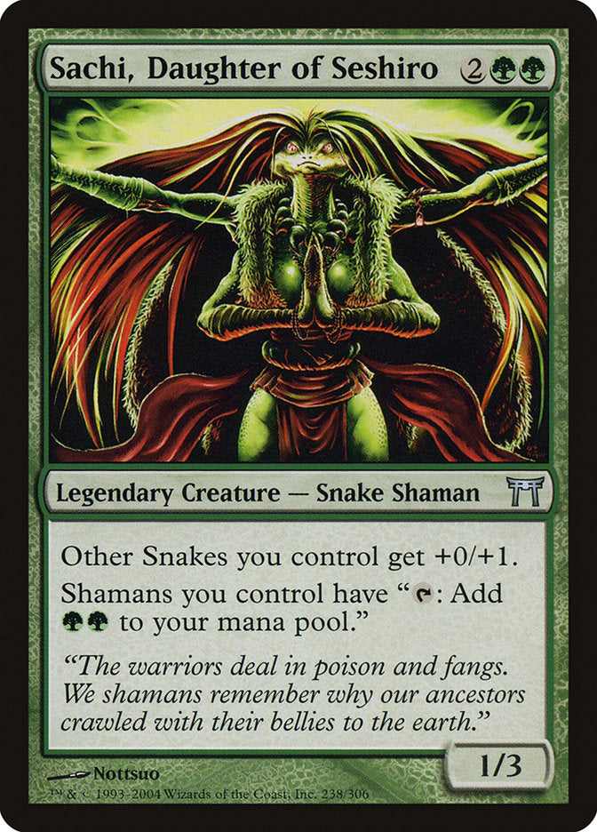 Sachi, Daughter of Seshiro [Champions of Kamigawa] Magic: The Gathering