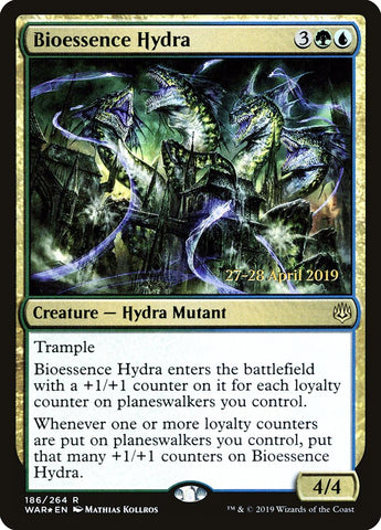 Bioessence Hydra [War of the Spark Prerelease Promos] Magic: The Gathering
