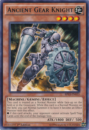 Ancient Gear Knight [BP03-EN033] Rare Yu-Gi-Oh!