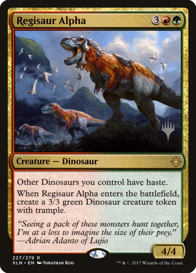 Regisaur Alpha (Promo Pack) [Ixalan Promos] Magic: The Gathering