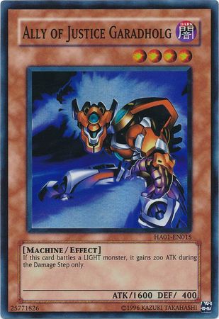 Ally of Justice Garadholg [HA01-EN015] Super Rare Yu-Gi-Oh!
