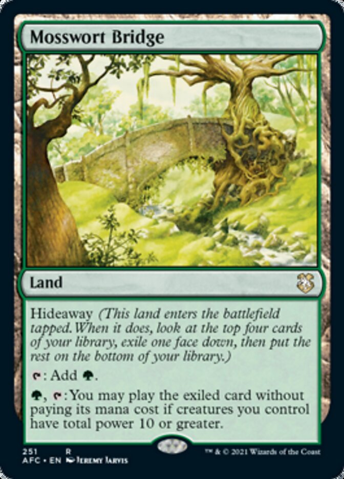 Mosswort Bridge [Dungeons & Dragons: Adventures in the Forgotten Realms Commander] Magic: The Gathering