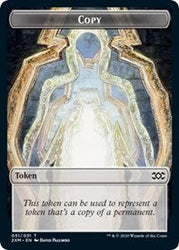 Copy // Ooze Double-Sided Token [Double Masters Tokens] Magic: The Gathering