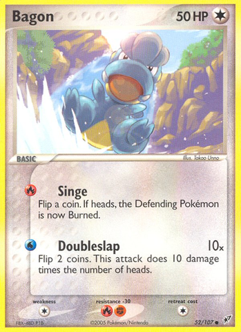 Bagon (52/107) [EX: Deoxys] Pokémon