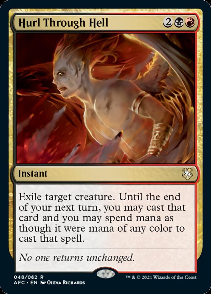 Hurl Through Hell [Dungeons & Dragons: Adventures in the Forgotten Realms Commander] Magic: The Gathering