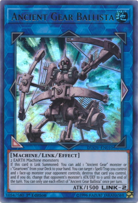 Ancient Gear Ballista [DUOV-EN010] Ultra Rare Yu-Gi-Oh!