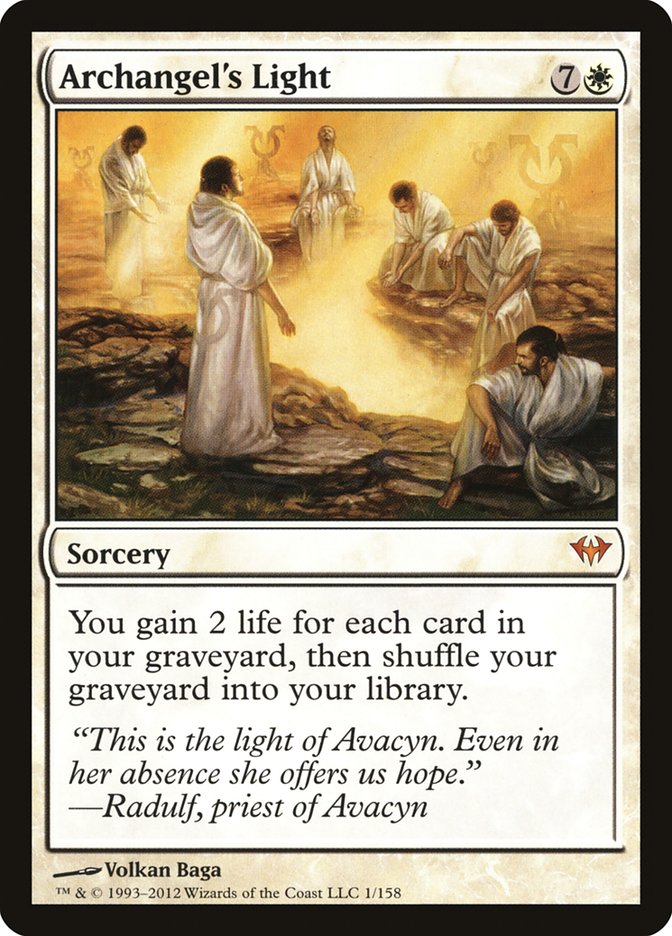 Archangel's Light [Dark Ascension] Magic: The Gathering