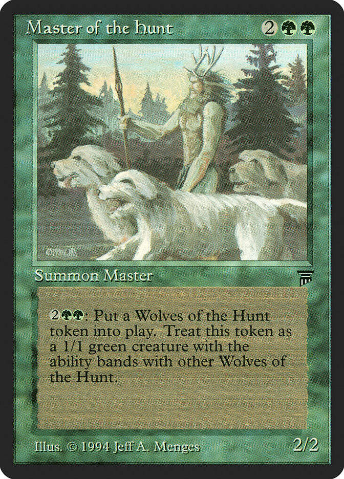 Master of the Hunt [Legends] Magic: The Gathering