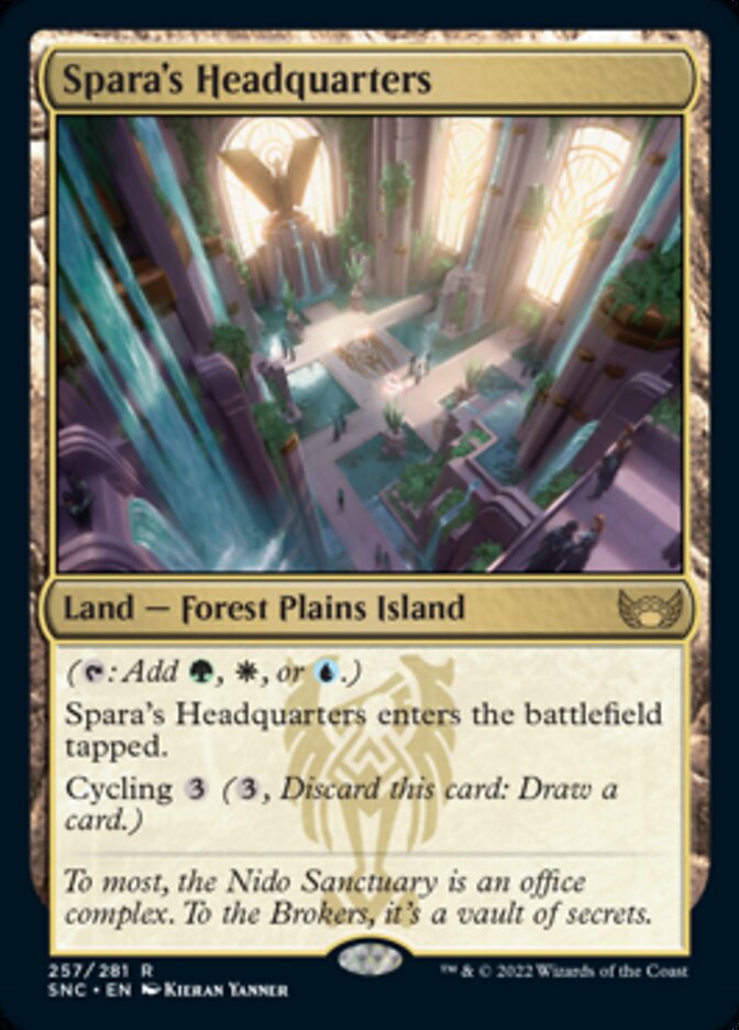 Spara's Headquarters [Streets of New Capenna] Magic: The Gathering