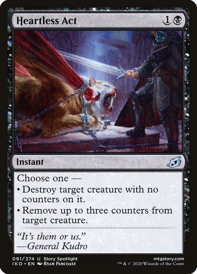 Heartless Act [Ikoria: Lair of Behemoths] Magic: The Gathering