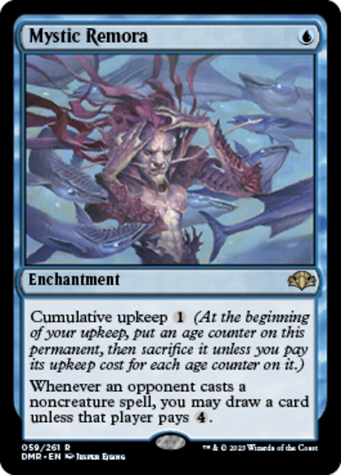 Mystic Remora [Dominaria Remastered] Magic: The Gathering