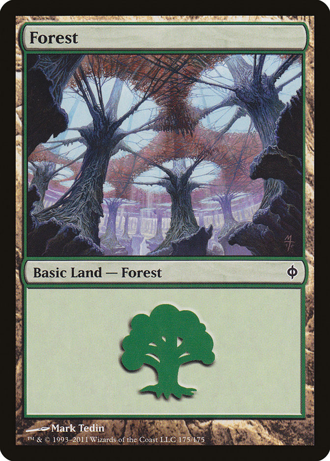 Forest (175) [New Phyrexia] Magic: The Gathering