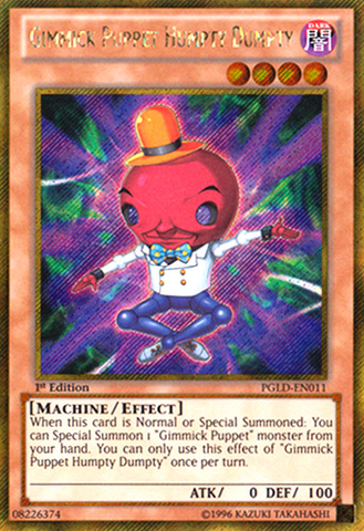 Gimmick Puppet Humpty Dumpty [PGLD-EN011] Gold Secret Rare Yu-Gi-Oh!