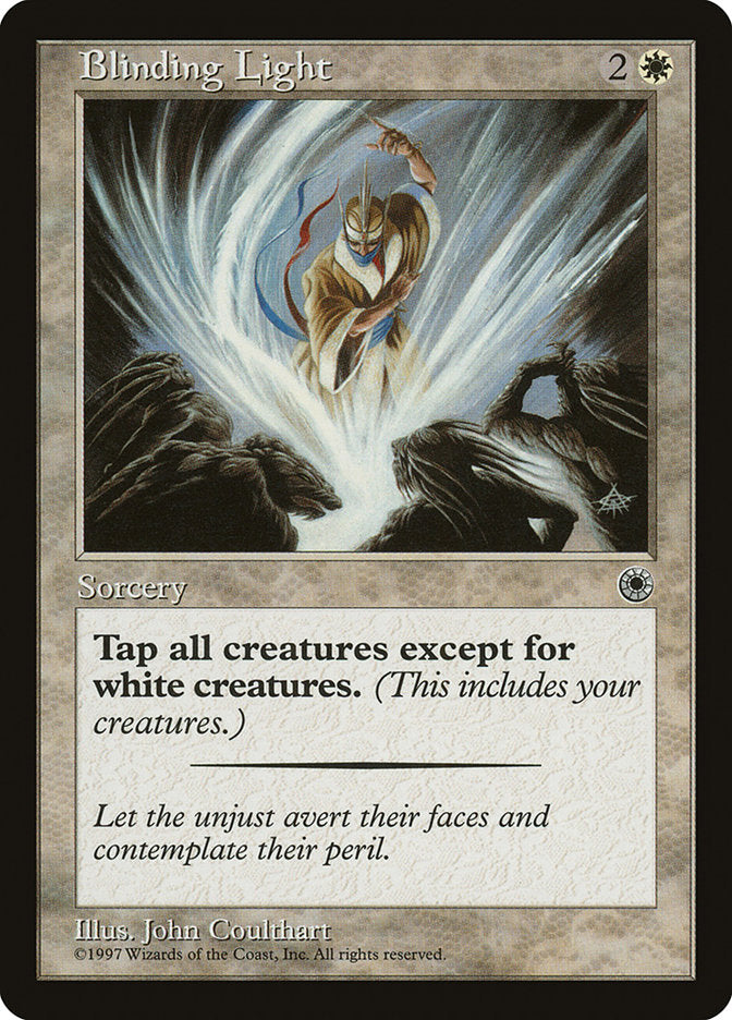 Blinding Light [Portal] Magic: The Gathering