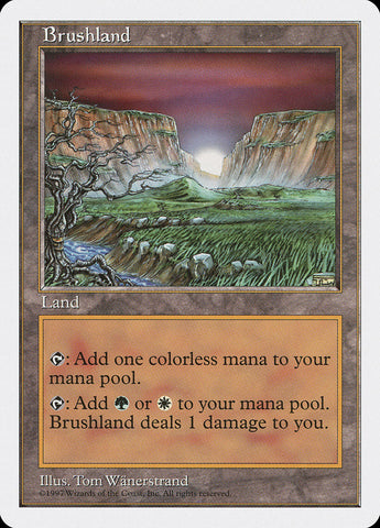 Brushland [Fifth Edition] Magic: The Gathering