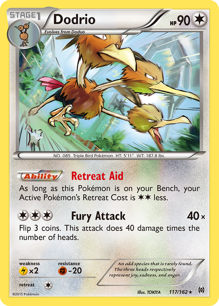 Dodrio (117/162) [XY: BREAKthrough] Pokémon