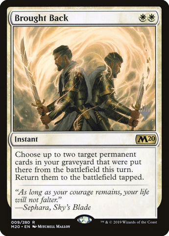 Brought Back (Promo Pack) [Core Set 2020 Promos] Magic: The Gathering