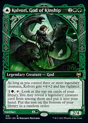 Kolvori, God of Kinship // The Ringhart Crest (Showcase) [Kaldheim] Magic: The Gathering