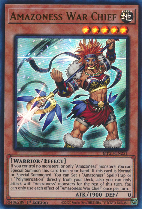 Amazoness War Chief [MP23-EN221] Ultra Rare Yu-Gi-Oh!