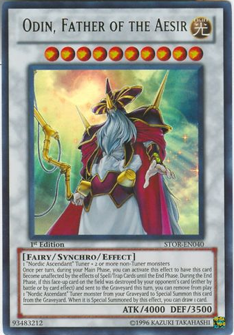 Odin, Father of the Aesir [STOR-EN040] Ultra Rare Yu-Gi-Oh!