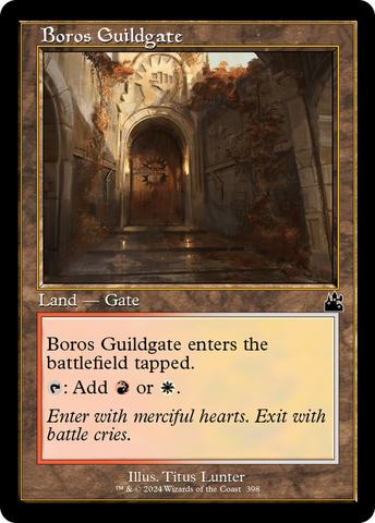 Boros Guildgate (Retro Frame) [Ravnica Remastered] Magic: The Gathering