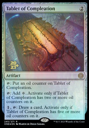 Tablet of Compleation [Phyrexia: All Will Be One Prerelease Promos] Magic: The Gathering