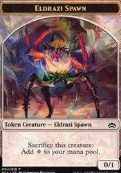 Eldrazi Spawn (004) // Eldrazi Double-Sided Token [Planechase Anthology Tokens] Magic: The Gathering