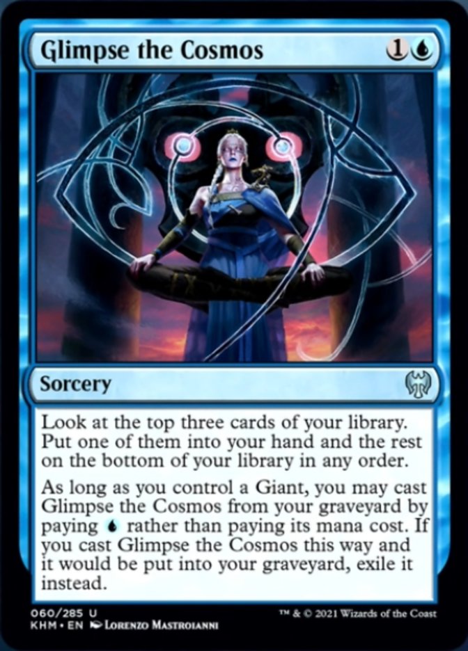 Glimpse the Cosmos [Kaldheim] Magic: The Gathering