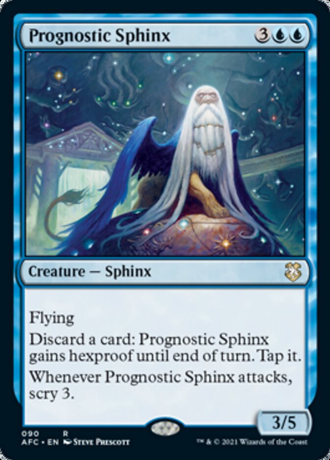 Prognostic Sphinx [Dungeons & Dragons: Adventures in the Forgotten Realms Commander] Magic: The Gathering