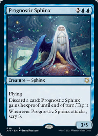 Prognostic Sphinx [Dungeons & Dragons: Adventures in the Forgotten Realms Commander] Magic: The Gathering