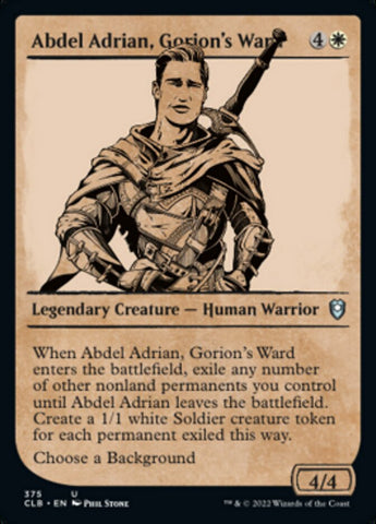 Abdel Adrian, Gorion's Ward (Showcase) [Commander Legends: Battle for Baldur's Gate] Magic: The Gathering