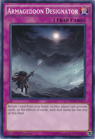 Armageddon Designator [MP14-EN112] Common Yu-Gi-Oh!