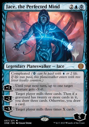 Jace, the Perfected Mind (Promo Pack) [Phyrexia: All Will Be One Promos] Magic: The Gathering