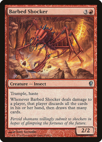Barbed Shocker [Conspiracy] Magic: The Gathering