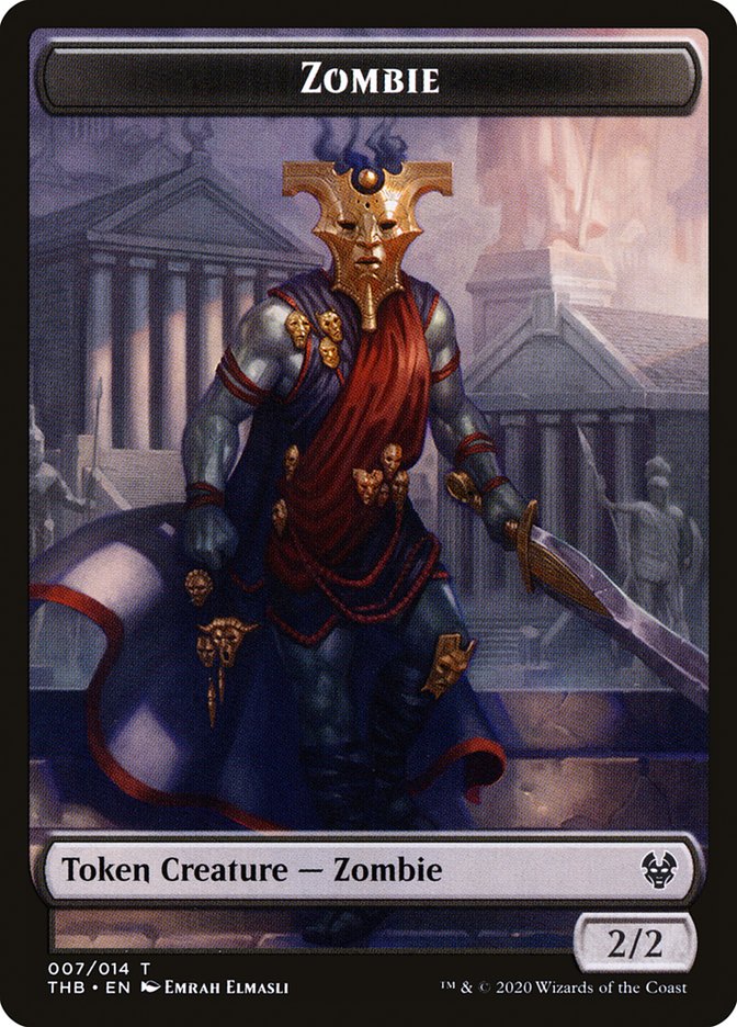 Zombie Token [Theros Beyond Death Tokens] Magic: The Gathering
