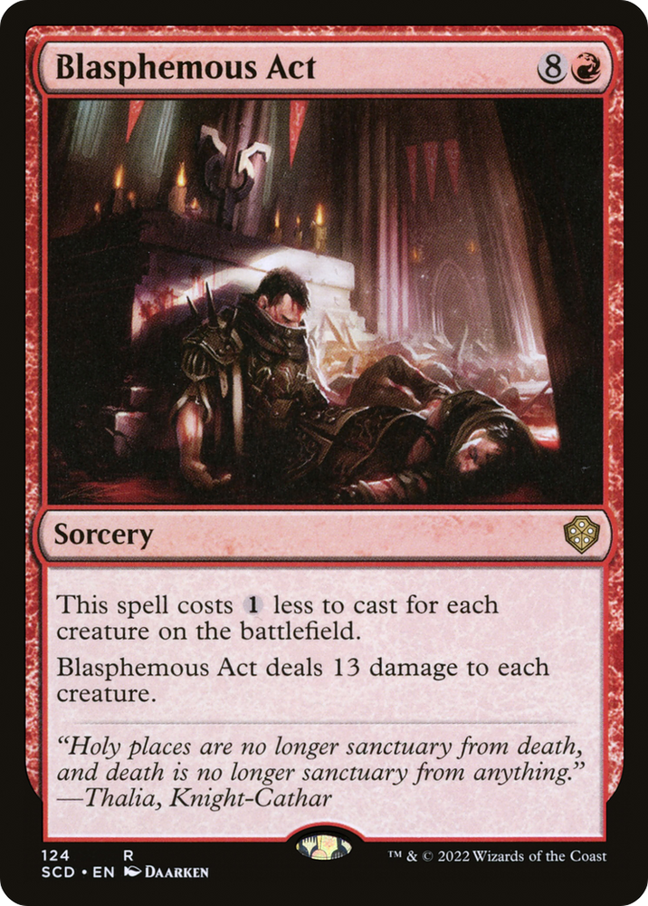 Blasphemous Act [Starter Commander Decks] Magic: The Gathering