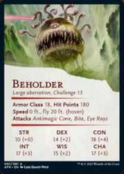 Beholder Art Card [Dungeons & Dragons: Adventures in the Forgotten Realms Art Series] Magic: The Gathering