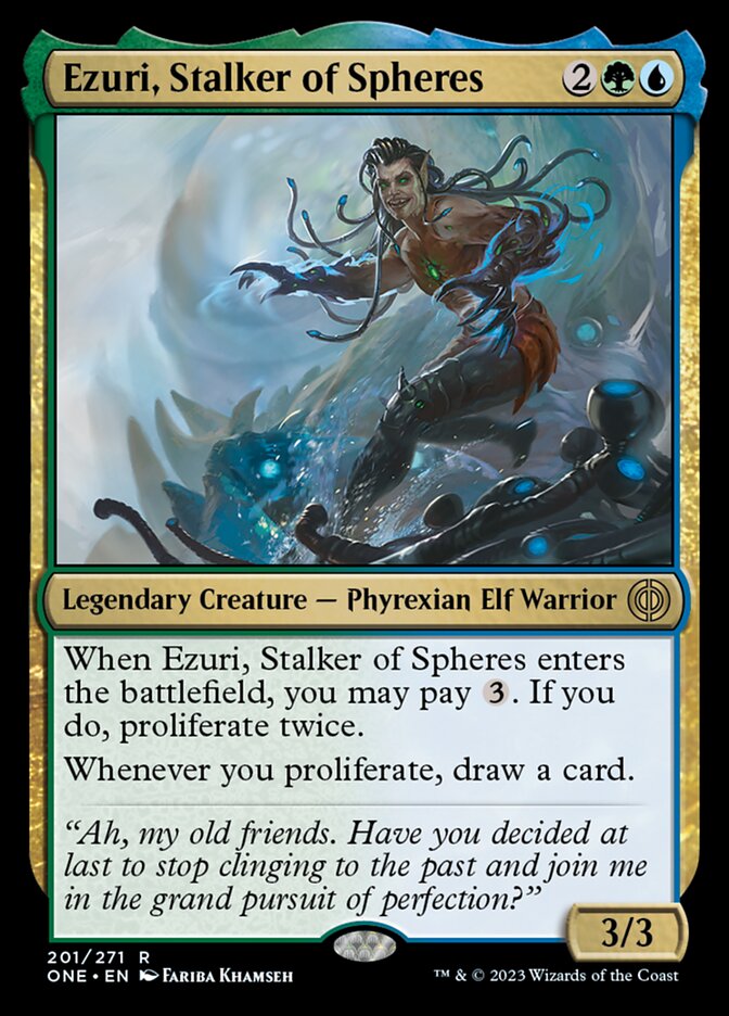 Ezuri, Stalker of Spheres [Phyrexia: All Will Be One] Magic: The Gathering