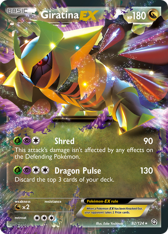 Giratina EX (92/124) [Black & White: Dragons Exalted] Pokémon