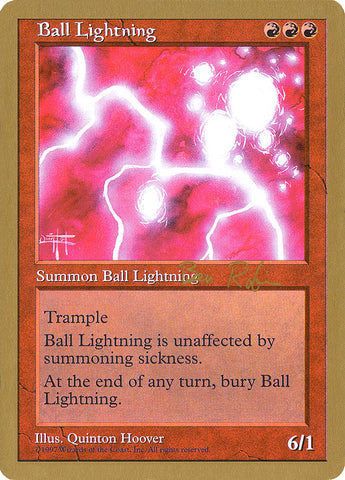 Ball Lightning (Ben Rubin) [World Championship Decks 1998] Magic: The Gathering