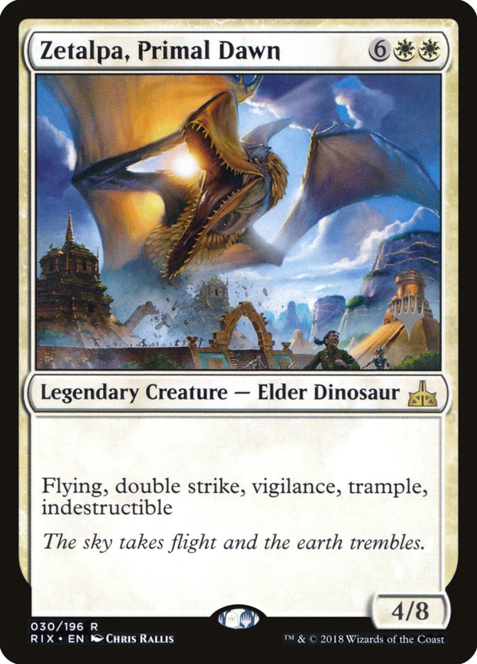 Zetalpa, Primal Dawn (Promo Pack) [Rivals of Ixalan Promos] Magic: The Gathering