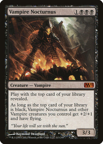 Vampire Nocturnus [Magic 2013] Magic: The Gathering