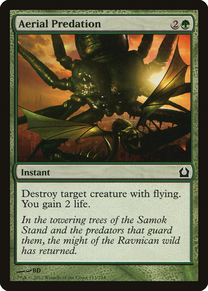 Aerial Predation [Return to Ravnica] Magic: The Gathering