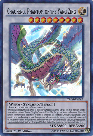 Chaofeng, Phantom of the Yang Zing [CROS-EN047] Super Rare Yu-Gi-Oh!