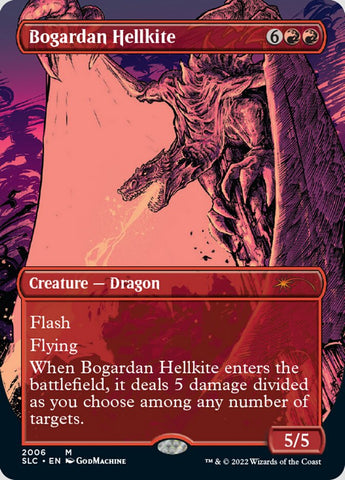 Bogardan Hellkite (Borderless) [Secret Lair 30th Anniversary Countdown Kit] Magic: The Gathering
