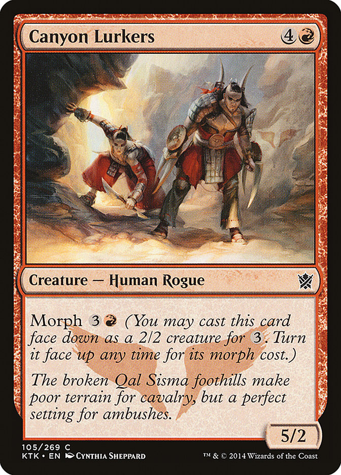 Canyon Lurkers [Khans of Tarkir] Magic: The Gathering