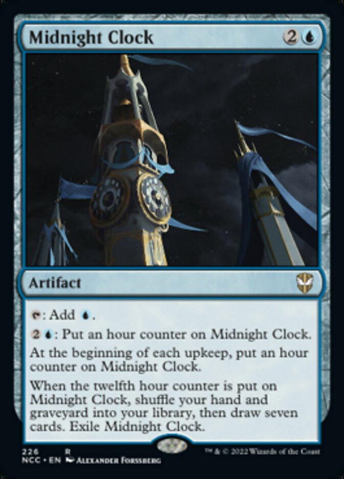 Midnight Clock [Streets of New Capenna Commander] Magic: The Gathering